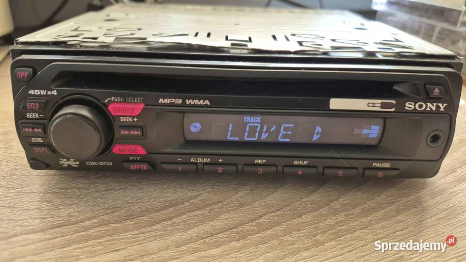 Sony cdx GT24 AYX RADIO SAMOCHODOWE Sony Radioodtwarzacze Łódź