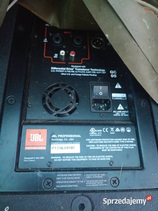 dwie kulumny aktywne estradowe JBL PRX725