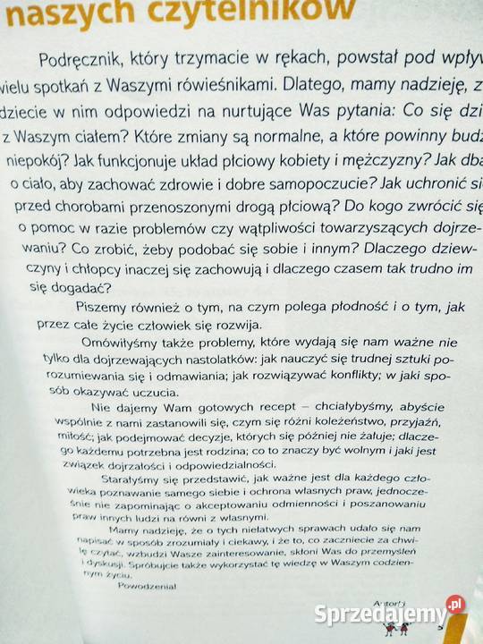 Ja i ty edukacja seksualna szkoła podstawowa mazowieckie Warszawa
