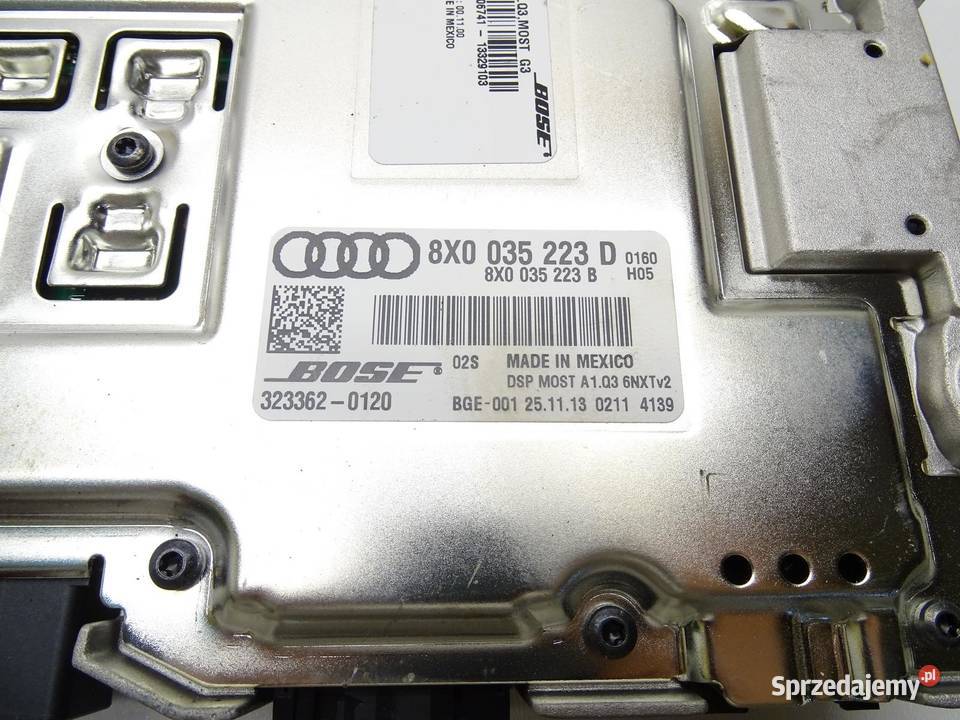 WZMACNIACZ AUDIO BOSE 8X0035223D AUDI A1 8X Q3