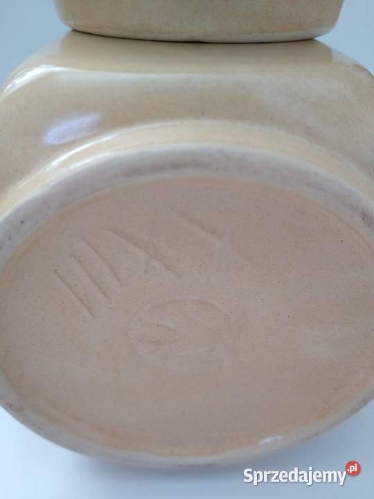 Pojemnik z pokrywką Ceramiczny pomorskie Gdańsk