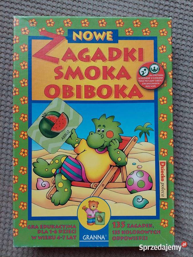 Nowe zagadki smoka Obiboka Kraków sprzedam