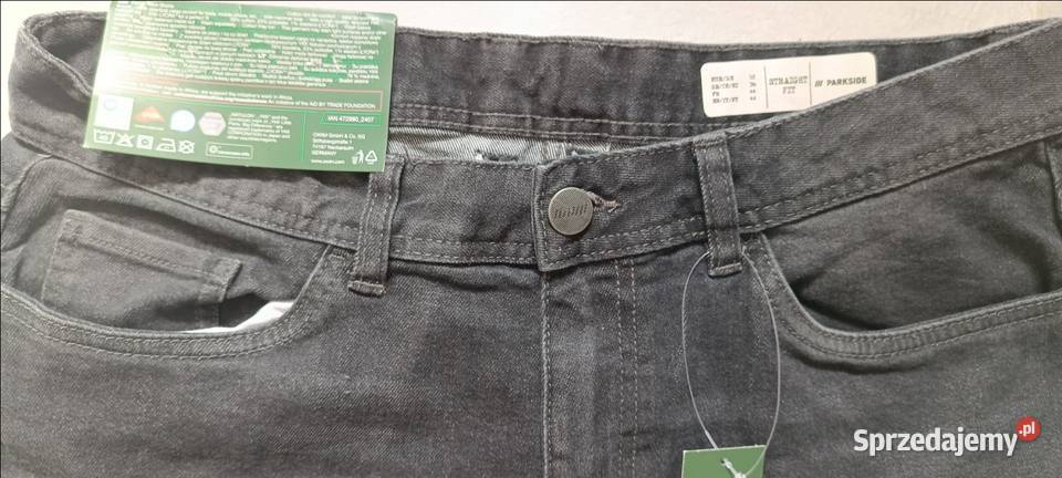 PARKSIDE męskie jeansowe szorty robocze z pętlą warmińsko-mazurskie Ełk