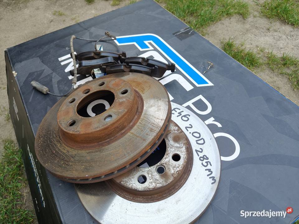 Bmw e46 tarcze hamulcowe przód 285mm klocki