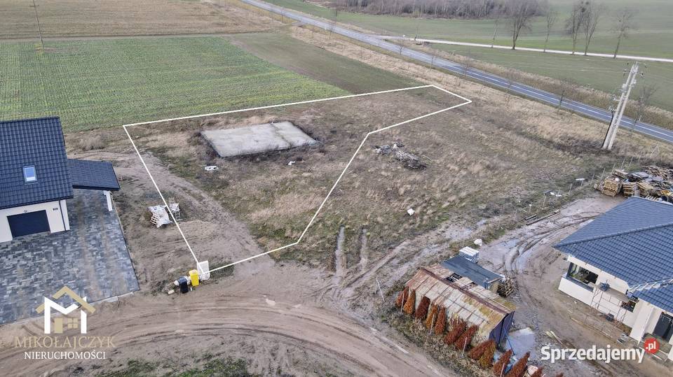 Działka budowlana Galiny 015 ha fundamenty prąd sprzedam