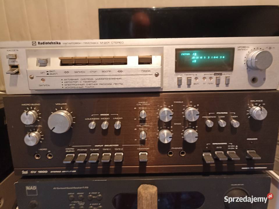 Deck magnetofon szuflada Radiotechnika M201