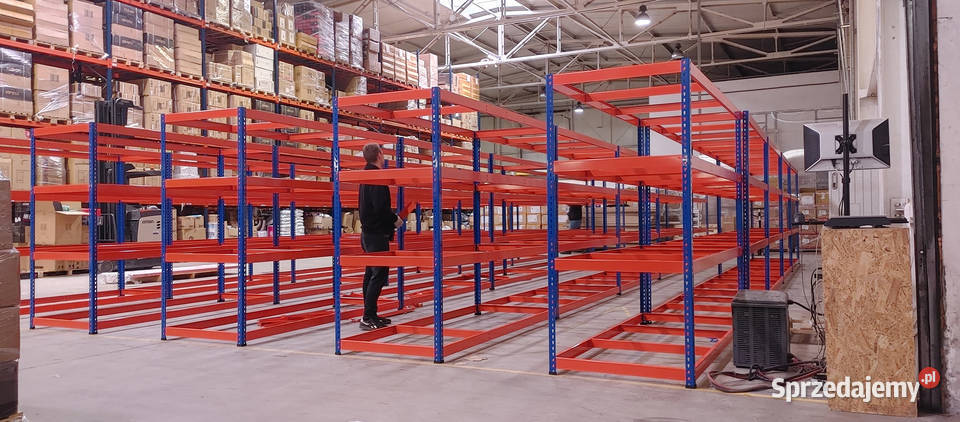 Potrzebujesz Regał Magazynowy Półkowy Stabilny Magazynowanie Olsztyn