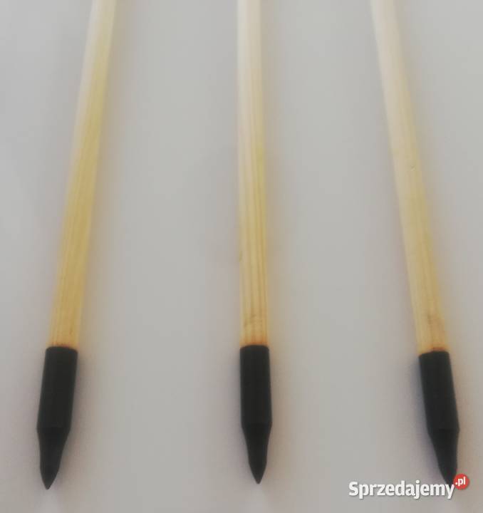 Strzały do łuku drewniane tradycyjne pióra małopolskie Nowy Sącz