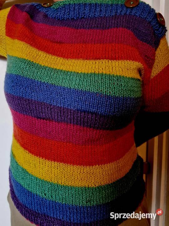 Kolorowy sweter