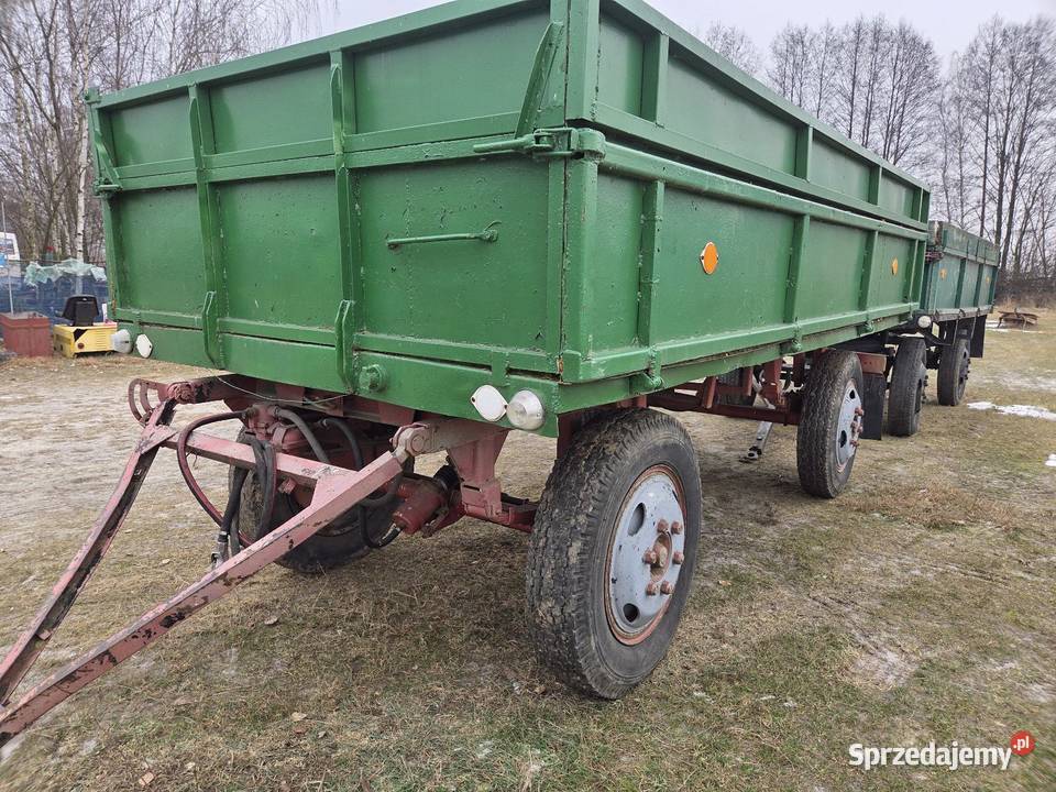 Przyczepa rolnicza sanok Zarejestrowana sztywna Rolnictwo Złoczew