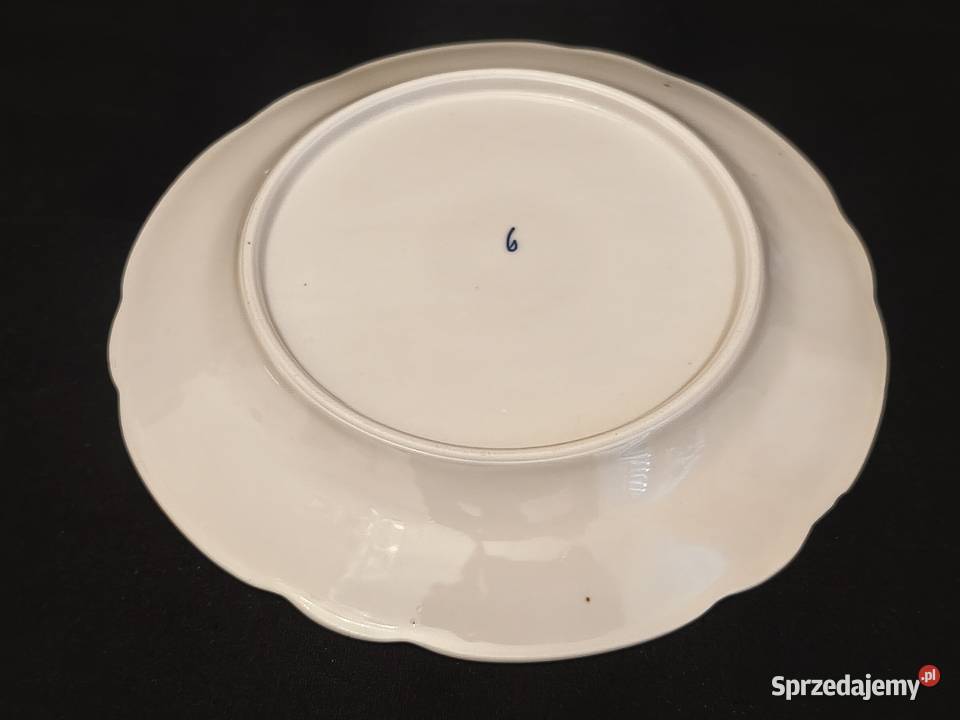 Talerz kolekcjonerski wzór słomkowy