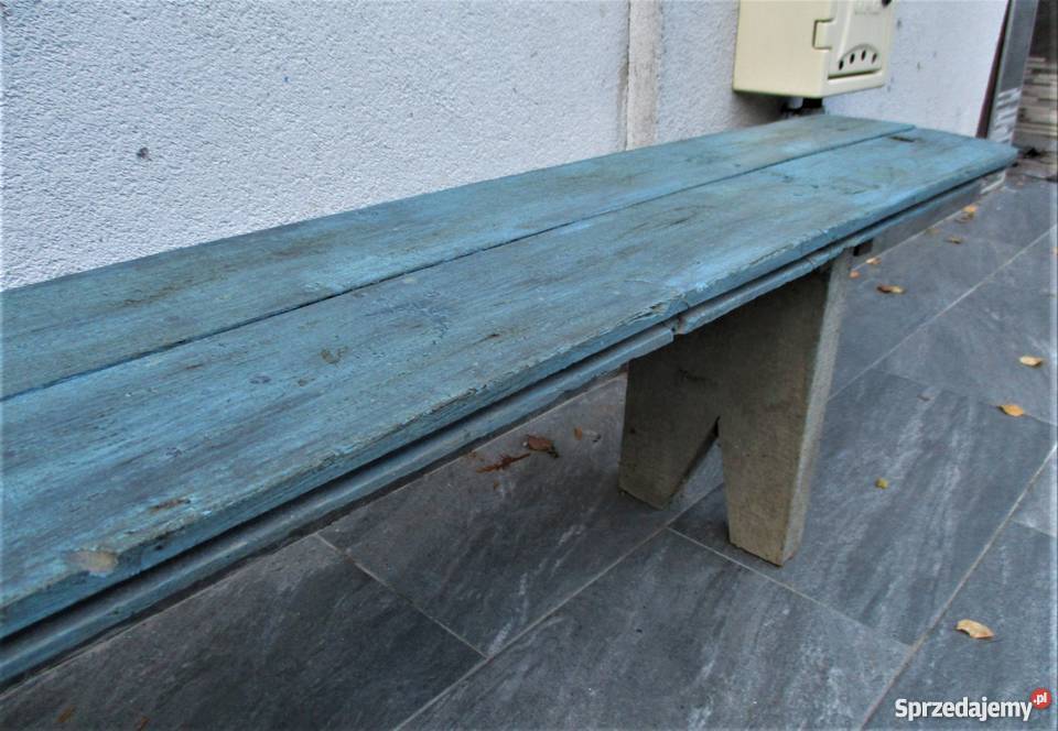 Stara Drewniana Ławka Nieporęt