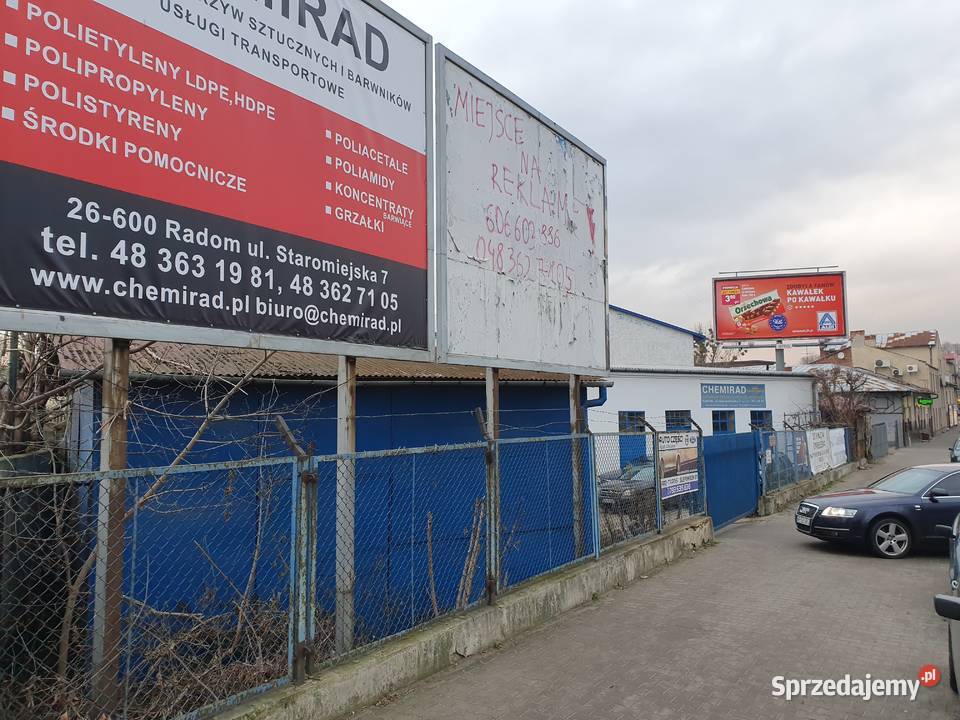 Wynajmę miejsce na reklamę w centrum Radomia Radom