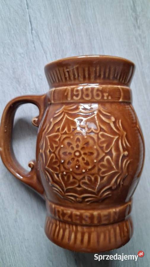 Kufel chmielaki krasnostawskie 1986 Szklanki i kufle Trawniki