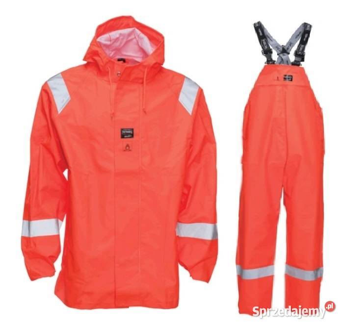 Kurtka przeciwdeszczowa XL spodnie ogrodniczki Warszawa