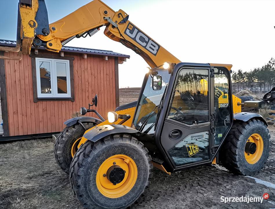 Ładowarka Teleskopowa JCB 52758 widły łyżka 14r Dźwigi, podnośniki pomorskie Rytel
