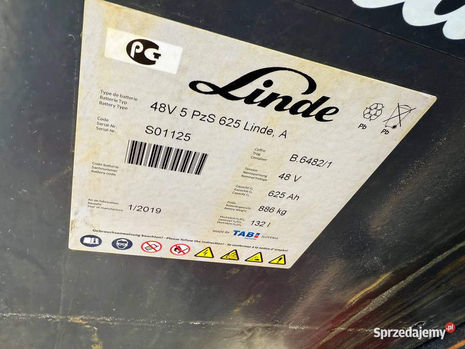 wózek widłowy elektryczny LINDE E16 1600 315m Wózki widłowe Działoszyn