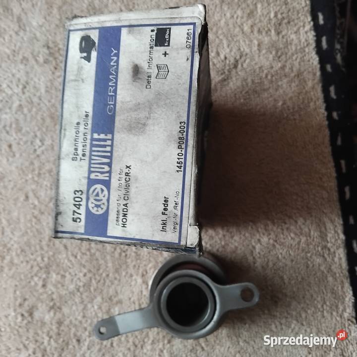 Rolka napinacza honda Civic CRX warmińsko-mazurskie
