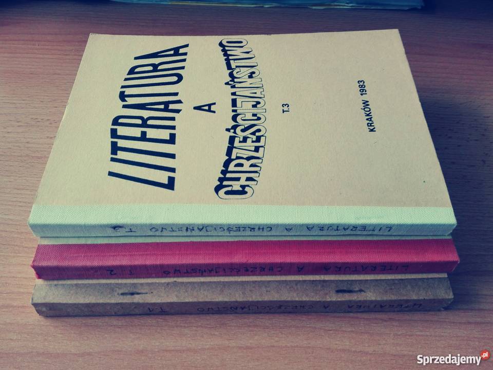 Literatura a chrześcijaństwo13 Studium Myśli Rok wydania 1983 Książki naukowe i popularnonaukowe sprzedam