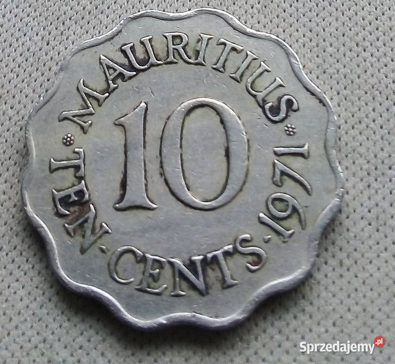 MAURITIUS TEN CENTS 1971 r ELŻBIETA Legionowo