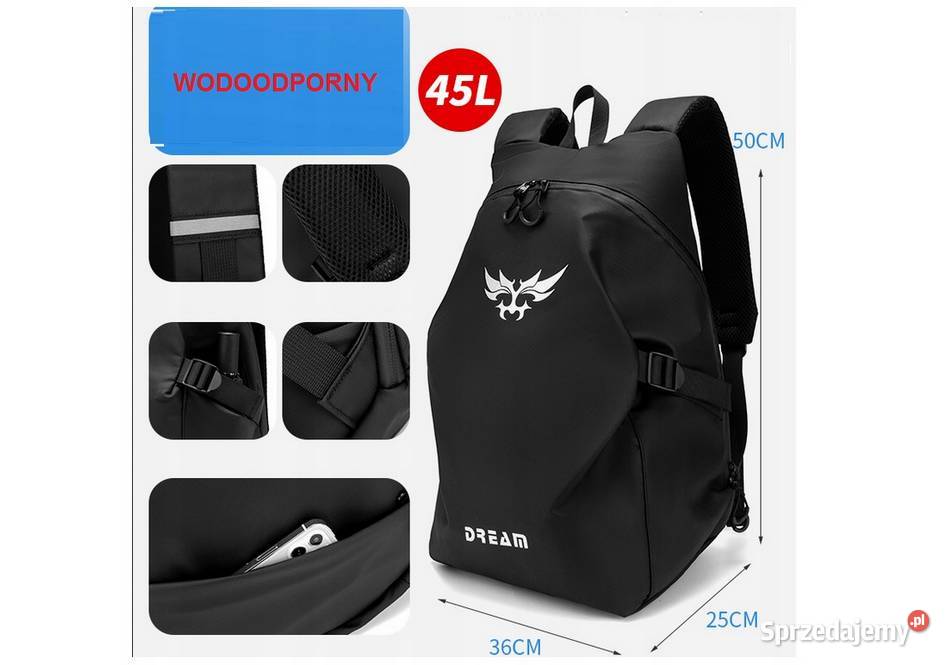 PLECAK MOTOCYKLOWY WODOODPORNY 45 L Sosnowiec sprzedam