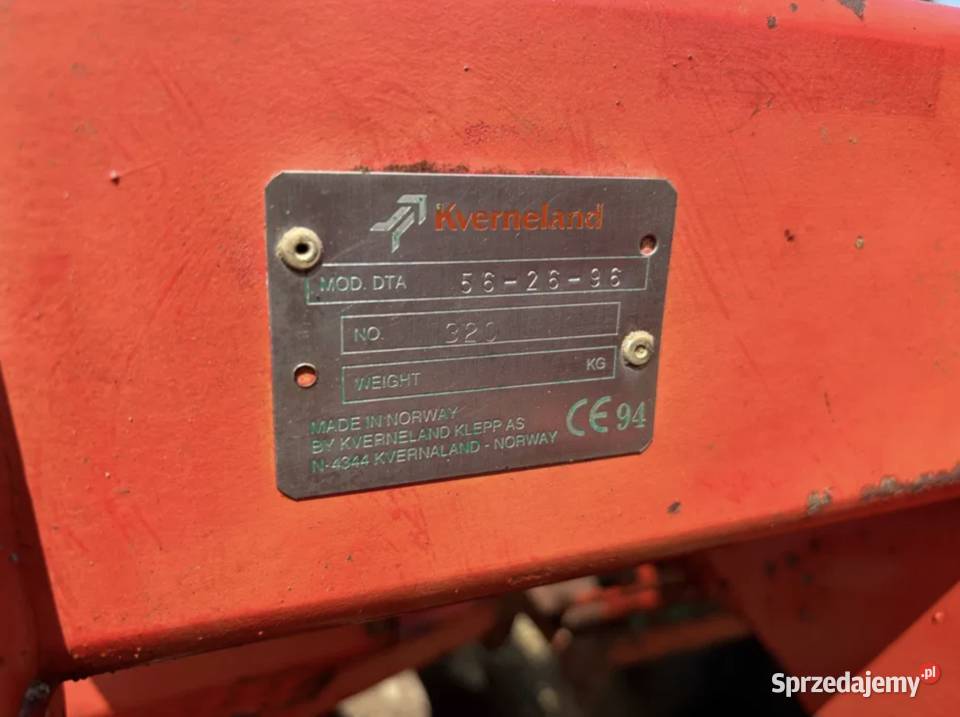 Kverneland DTA 5626 brona talerzowa 6 m Młock