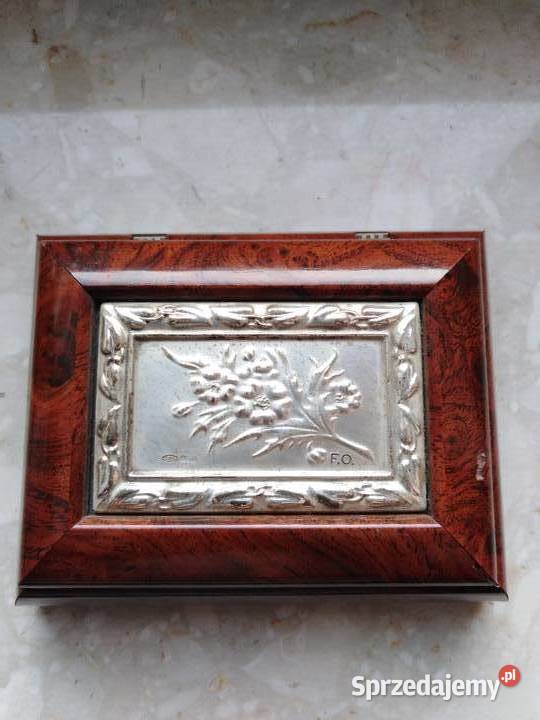 Szkatułka, pudełko drewniane Ottaviani, Vintage Made in Ital