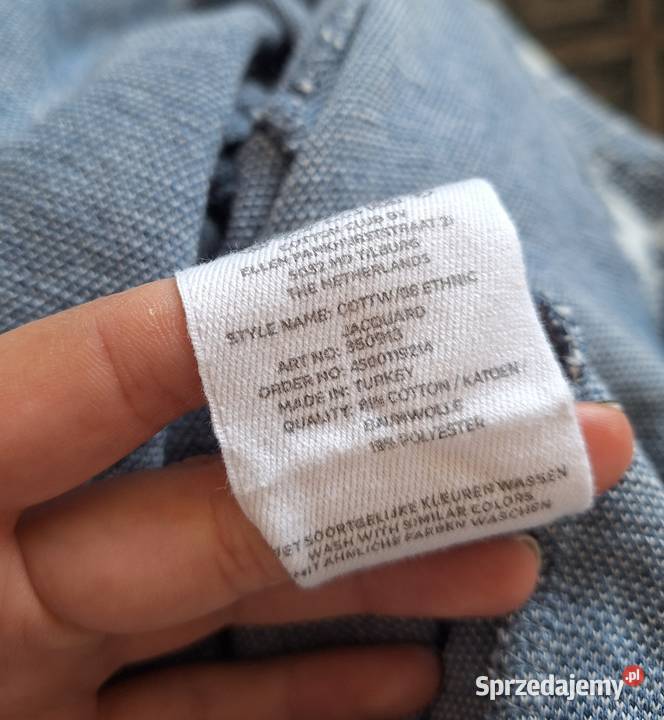 Błękitne kimono trencz w etniczne wzory 40 Rozmiar 40(L) Kraków sprzedam