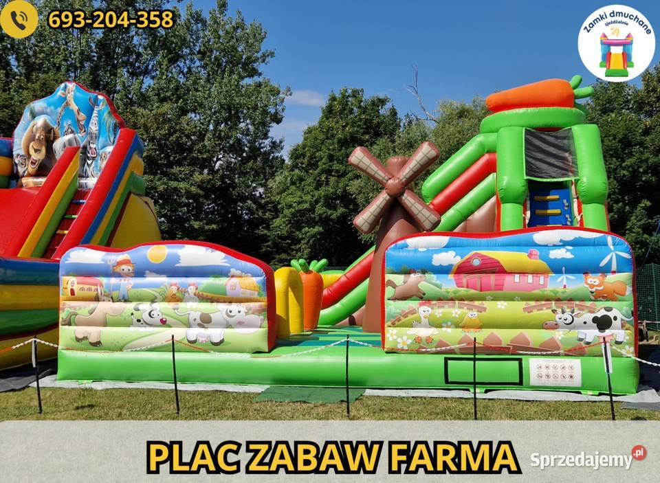 Zamki Dmuchane Dmuchańce zjeżdżalnie dmuchane Sieraków sprzedam
