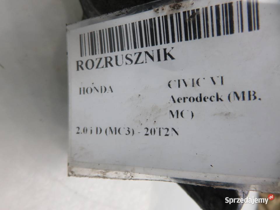 ROZRUSZNIK HONDA CIVIC VI 20 iTD 20T2N JS1149