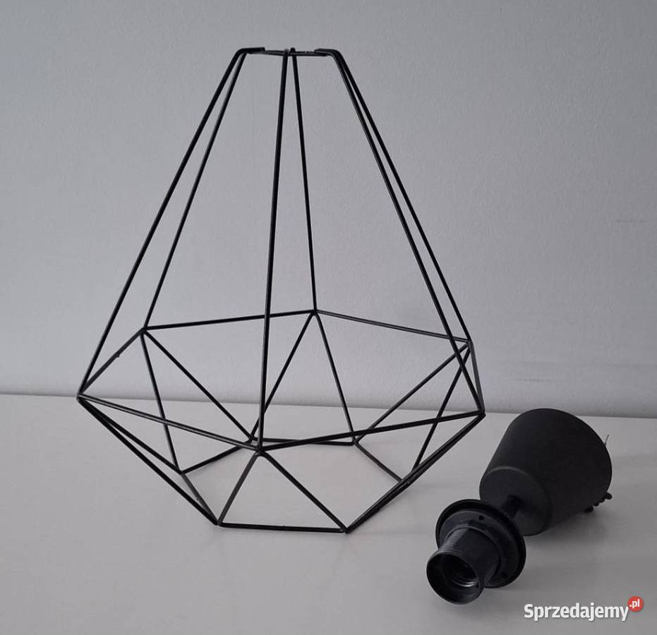 Lampa wisząca LOFT Diament Czarna Styl śląskie Gliwice sprzedam