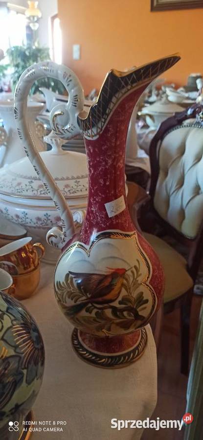 Amfora wazon Vintage Hubert Bequet Ceramique Gdańsk