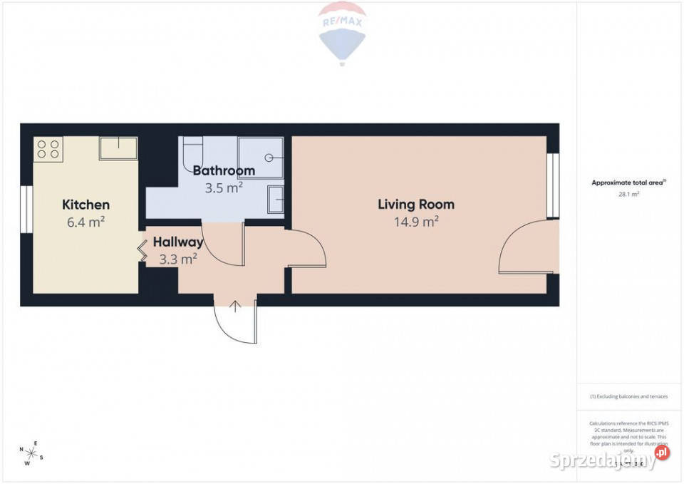 Umeblowana kawalerka na wynajemmieszkanie Słupsk pomorskie