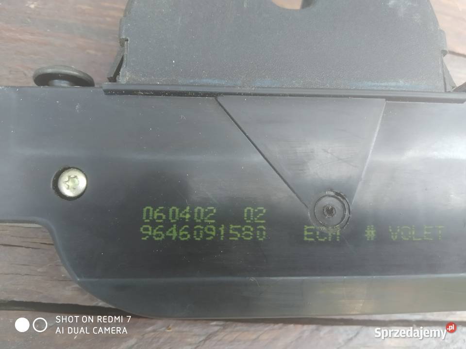 Zamek klapy bagażnika 9646091580 Peugeot małopolskie