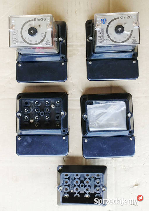 2x MERA REFA RTx20 przekaźnik czasowy NOWY 1979 wielkopolskie Poznań sprzedam