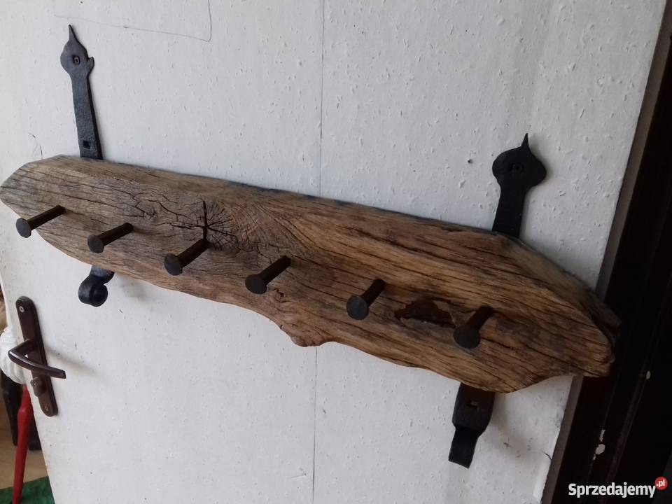 Wieszak ze starego drewna Pozostałe
