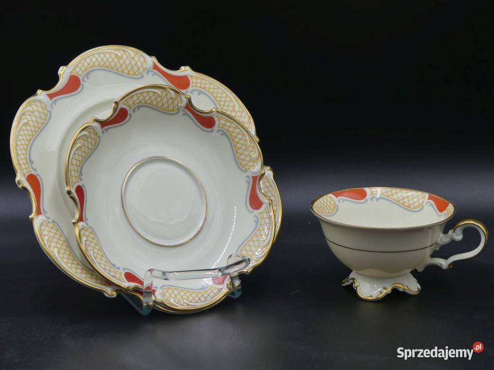 Urokliwe trio Hutschenreuther 1939 45 stan Poznań