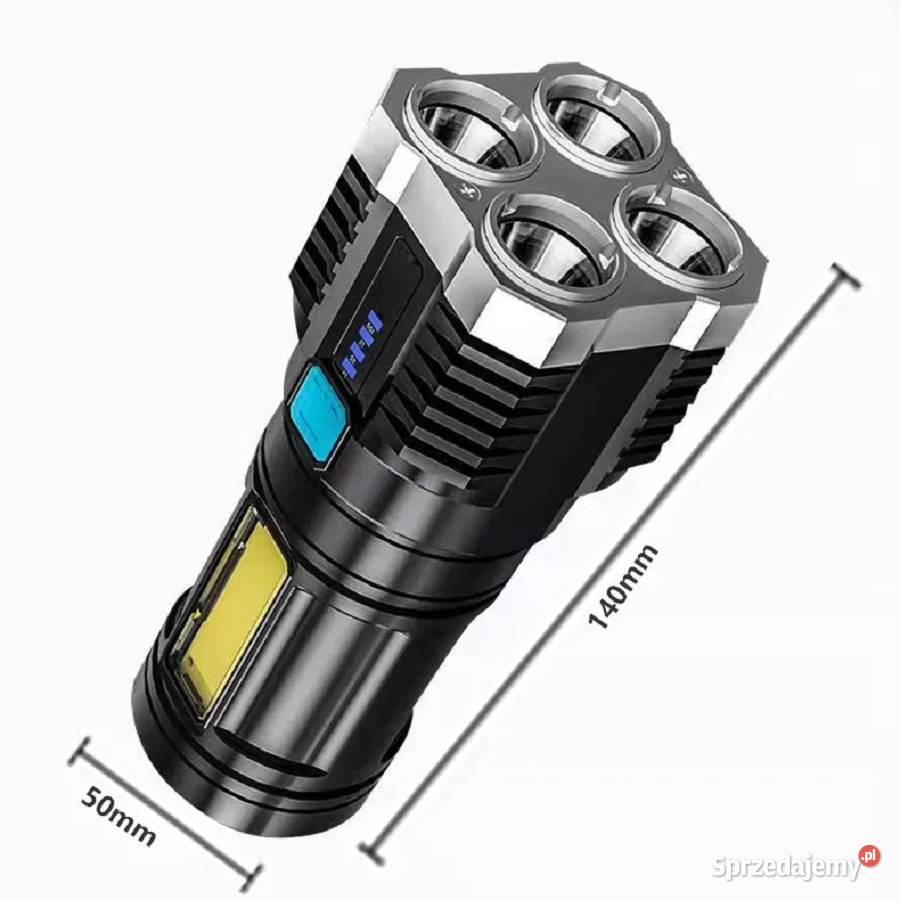 4rdzeniowa latarka LED bateria Lijon ładowanie lubelskie Lublin
