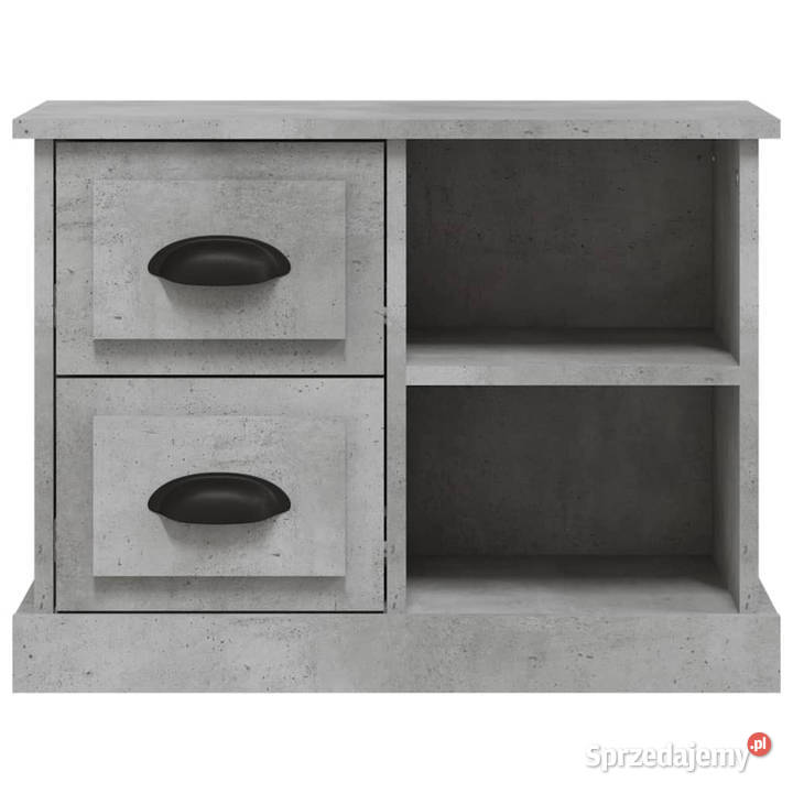 Szafka nocna szarość betonu 60x355x45 WM816372 Nocne