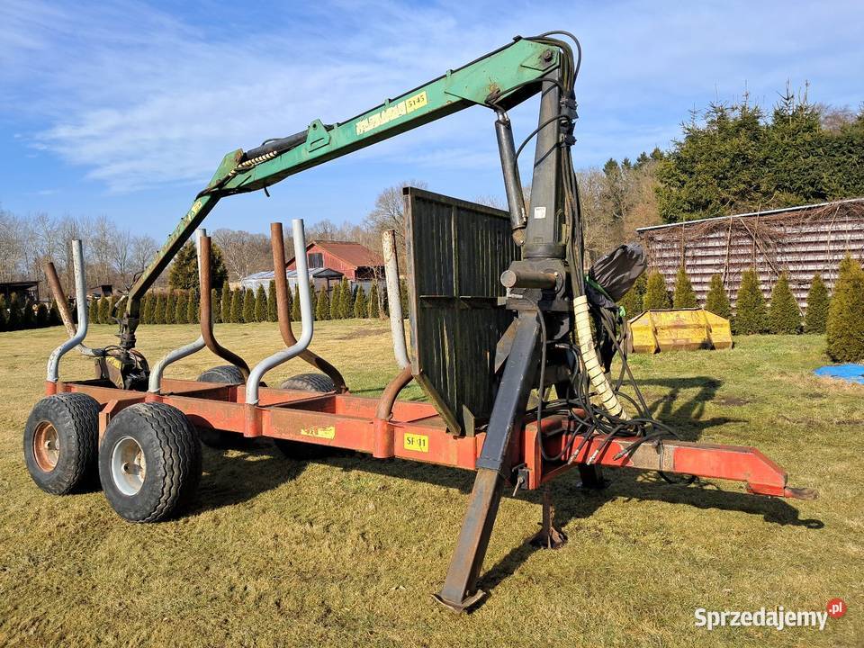 przyczepa leśna More Maskiner SF11 zachodniopomorskie Płoty sprzedam