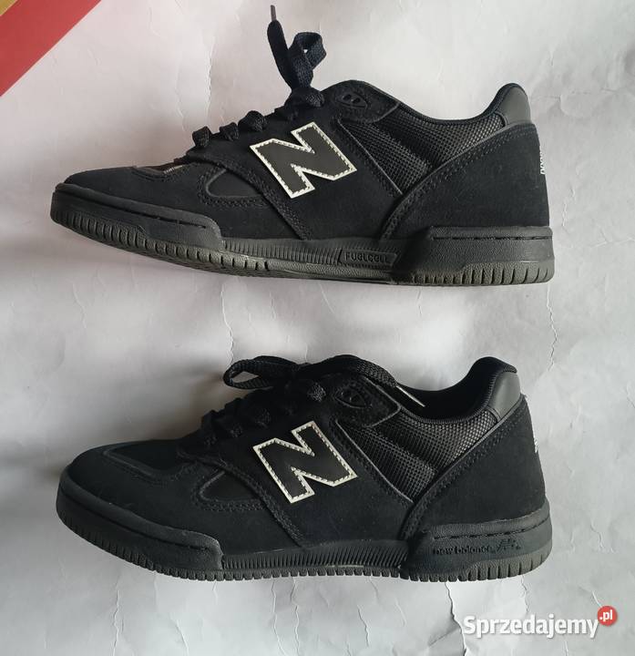 Balance 600 czarne skóra naturalna zamsz 40 czarny