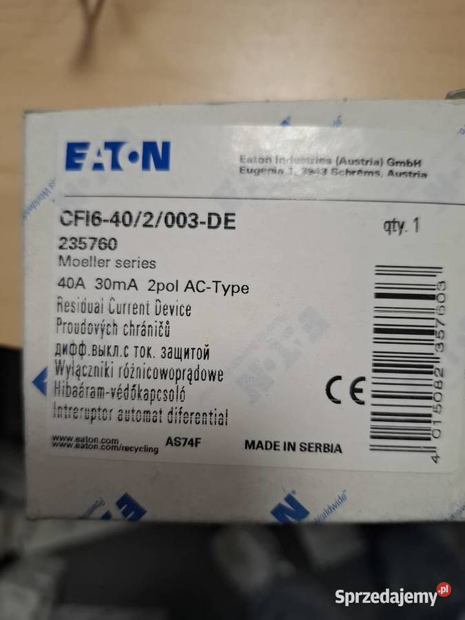 EATON CFI6402003DE Skrzeszewo