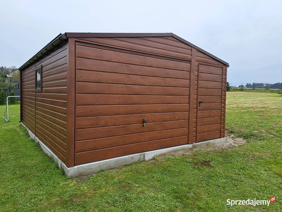 Producent garaży blaszanych każdy wymiar profil Gdańsk reklama