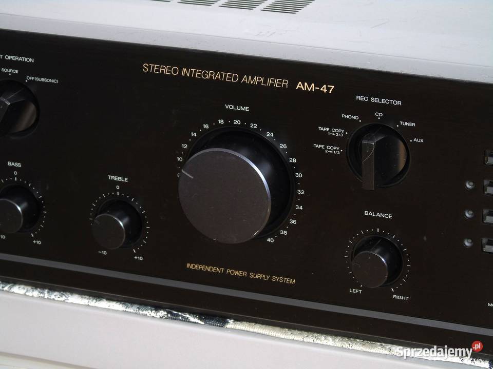 Świetny wzmacniacz Akai AM47 sprawny i mocny 2x