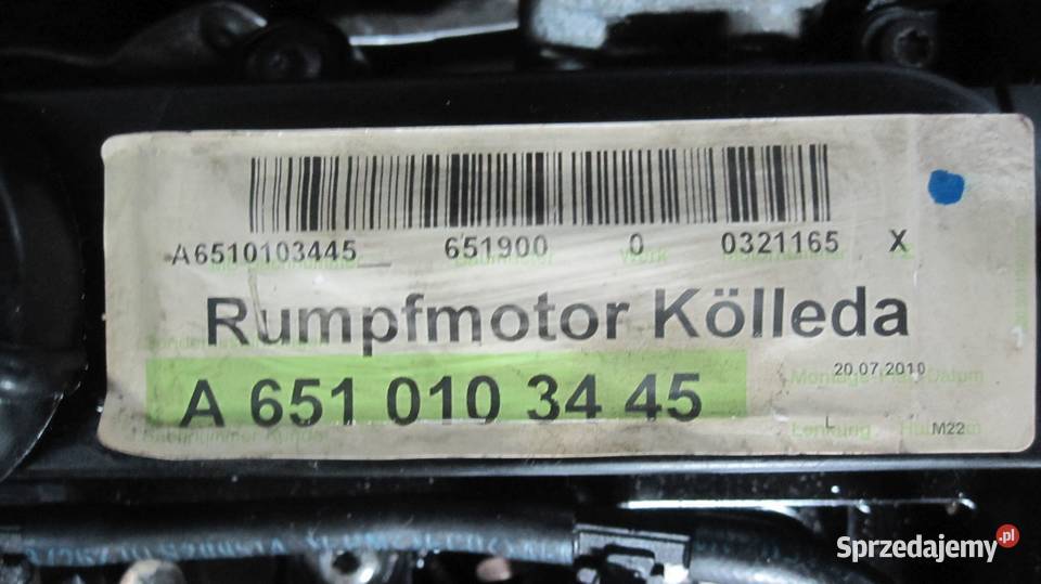 MERCEDES C W204 22 CDI 136 10r 651913 158 silnik Kielce