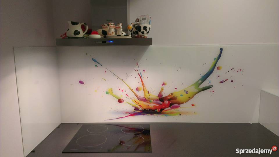 Szklane panele ścienne z grafiką wielokolorowy Warszawa