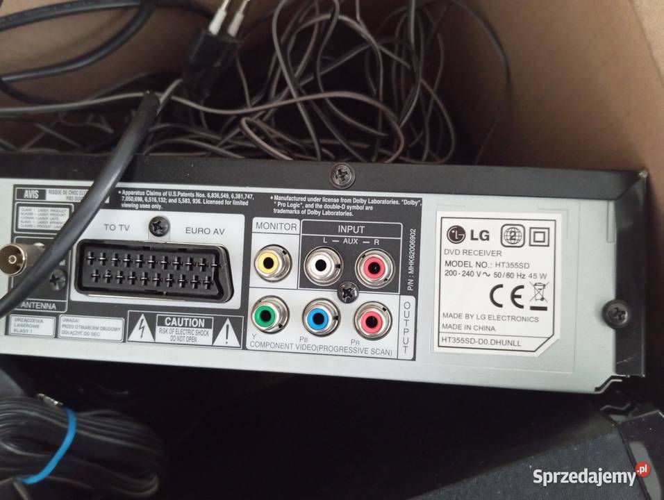 Kino domowe LG 5 głośników subwoofer DVD USB Zestawy kina domowego TV i Video Lublin