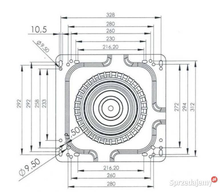 Płyta obrotowa siedzenia fotela podstawa Kabina i karoseria