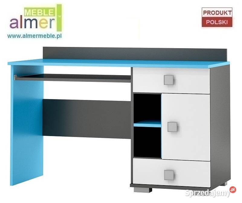 BLUE Y14 biurko młodzieżowe 130x55 w76 Siedlce sprzedam
