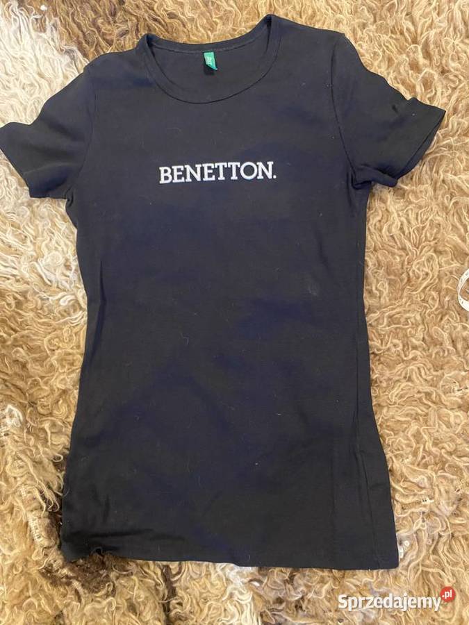 Tshirt UNITED COLORS OF BENETTON damski NOWY czarny Zawiercie